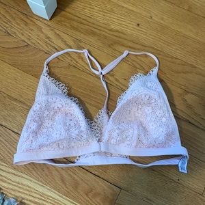 Pink Victoria’s Secret lace bralette